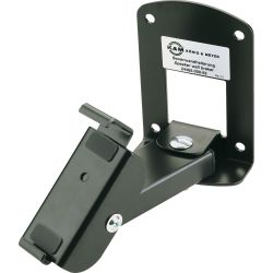 K&M 24465 Boxenwandhalterung f. Control 1, schwarz