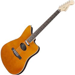 Fender JZM Deluxe - Fishman Classic IV MB P/U Trans Amber