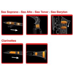 Saxmute Dämpfer f. Bariton-Saxophon