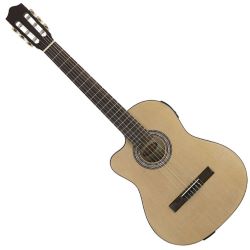STAGG Konzertgitarre C546TCE Natural Lefthand