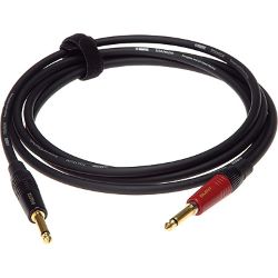 Klotz Klinke Instrumentenkabel Titanium GOLD 6 m Silent