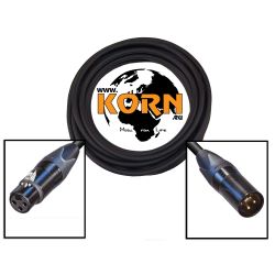 KORN Mikrofonkabel HIGH END Studio XLR/XLR Neutrik 5m
