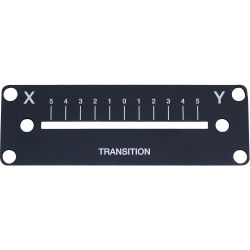 Dynacord M1 Crossfader-Metallplatte