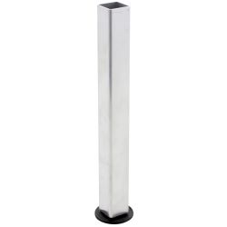 Alu-Steckfuß 40/40 mm Bauhöhe 40 cm