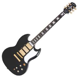 Epiphone SG G 400 Custom Ebony mit 3 Humbucker
