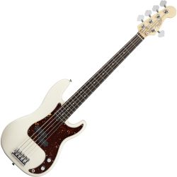 Fender American Standard P-Bass V Olympic White