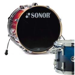 Sonor Force 2007 18"x16" Bass Drum Blue Fade
