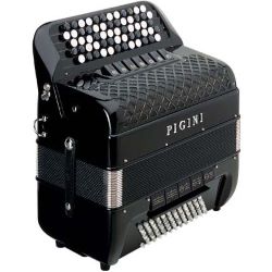 PIGINI Convertor 37 B3 C-Griff Akkordeon inkl. Koffer
