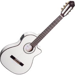 Ortega RCE145WH 4/4 Konzertgitarre inkl. Gigbag