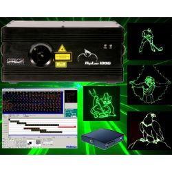 Showpack I - G-Tech HighLase 100G MKII - 100mW Grün + Mamba Black