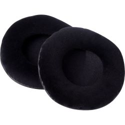 Polsterset Velour für Technics RP-DH 1200 / Pioneer HDJ-1000/1500/2000 schwarz