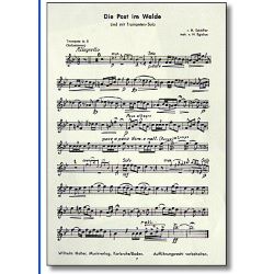 Halter "Die Post im Walde Op. 12" für Trompete