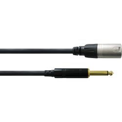 Cordial XLR male / Klinke 6,3mm mono 5m CCM 5 MP