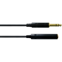 Cordial Klinke / Klinke Buchse 6,3mm stereo 5m CFM 5 VK