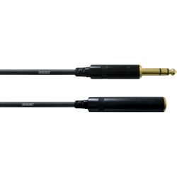 Cordial Klinke / Klinke Buchse 6,3 mm stereo 7,5m CFM 7,5 VK