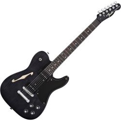 Fender JA-90 Jim Adkins Tele Ebony Trans E-Gitarre