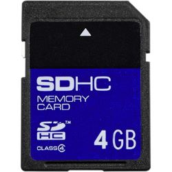 Speicherkarte SD HC Card 4 GB