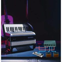Hohner HOA1077 Bravo III 96 MIDI Farbe:schwarz/silber