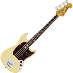 Fender Classic Mustang Bass Vintage White E-Bassgitarre