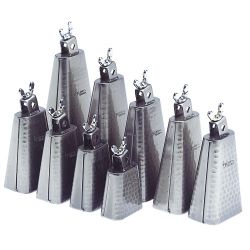 Tycoon TWH-65 Handhammered Chrome Cowbell Kuhglocke