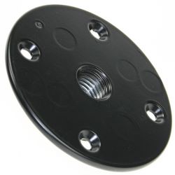 Adam Hall Stahl-Flanschplatte m.M 20 Innengewinde SM720