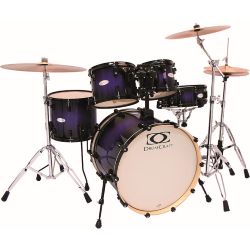 Drumcraft Schlagzeug Serie 4 Fusion1 Deep See Burst
