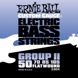 Ernie Ball EB2804 Flatwound Gr. II E-Bass Saiten 050-105
