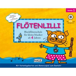 Hage - Flötenlilli Blockflötenschule 1 mit CD