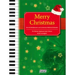 Hage - Merry Christmas f. Klavier/Keyboard/Gitarre