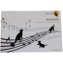 Notenheft A5 Quer 32 Seiten 4 Systeme