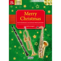 Hage - Merry Christmas für Bb-Instrumente plus 2 CDs