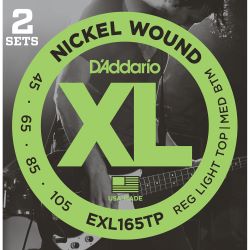 Daddario EXL165TP E-Bass Saiten Twin Pack