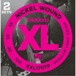 Daddario EXL170TP E-Bass Saiten Twin Pack