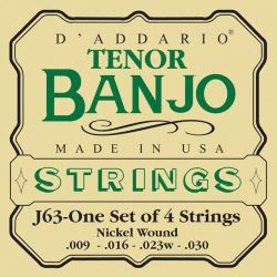 Daddario J63 Tenor Banjo Saiten 009-030