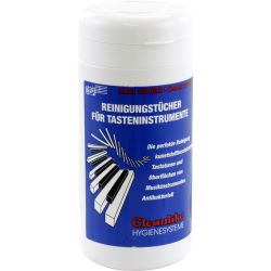 Jahn Reinigungstücher für Tasteninstrumente in Spenderdose