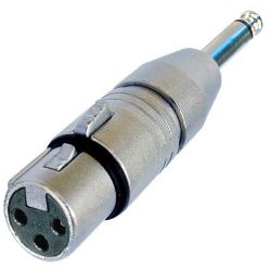 NEUTRIK Adapter XLR fem./Klinkenstecker mono NA 2 FP