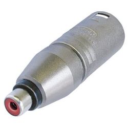 NEUTRIK NA 2 MPMF Adapter XLR male / Cinch Buchse