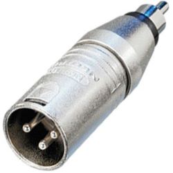 NEUTRIK Adapter XLR male/Cinch Stecker NA 2 MPMM