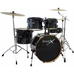 Basix Schlagzeug Xenon XE209-ABK Amber Black Fade