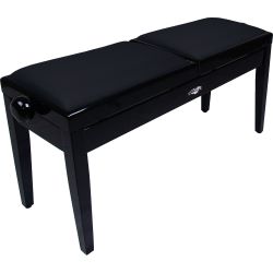 KORN Doppel-Klavierbank KB 245 SW glz. SamtTOP SW