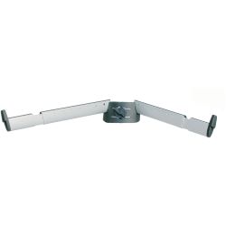 K&M 18866 Auflagearme-Set B für Spider Pro silber