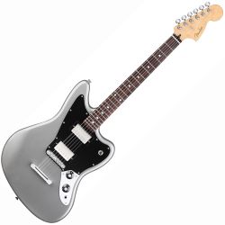 Fender Blacktop Jaguar HH RW Silver E-Gitarre