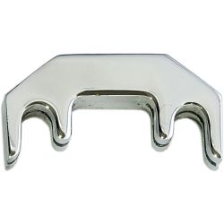 Gewa Hoteldämpfer Violine Metall verchromt