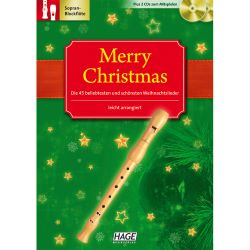 Hage - Merry Christmas für Blockflöte + 2 CDs