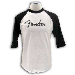Fender Shirt Baseball White/Black M