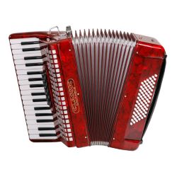Classic Cantabile 72-Bass Akkordeon Secondo Rot