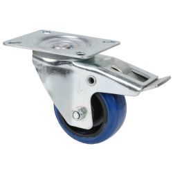 Adam Hall 37091 Lenkrolle 80mm / Feststeller Blau