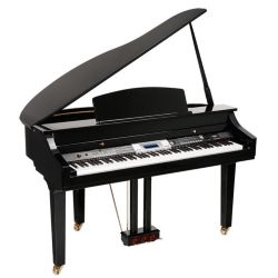 Classic Cantabile GP-500 Digitalflügel Schwarz Hochglanz