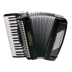 Classic Cantabile 72-Bass Akkordeon Secondo Schwarz B-Ware