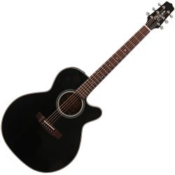 Takamine EF440 SC Gloss Black Westerngitarre